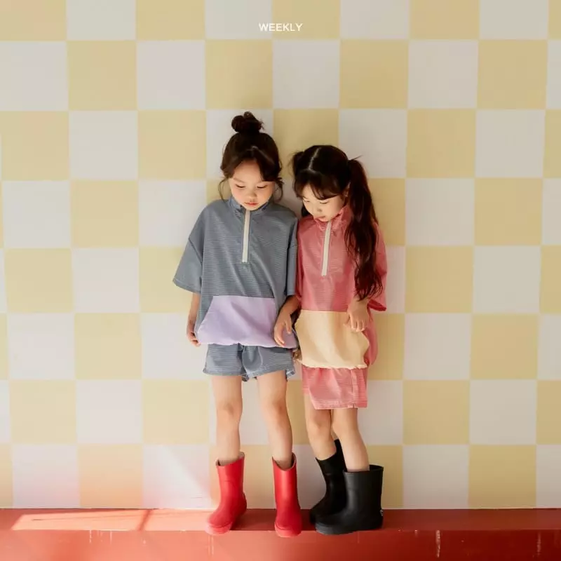Weekly - Korean Children Fashion - #discoveringself - Well Chis Anorak Top Bottom Set - 3