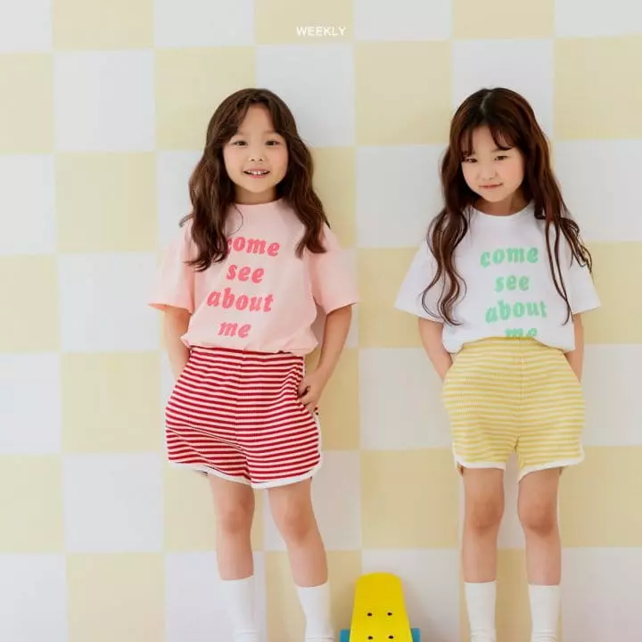Weekly - Korean Children Fashion - #fashionkids - Candy Waffle Shorts - 9