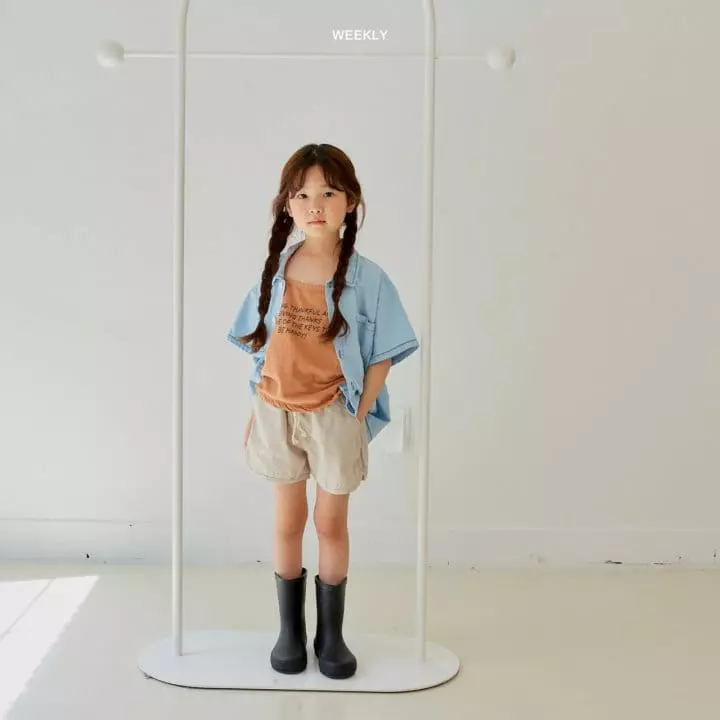 Weekly - Korean Children Fashion - #fashionkids - Moi Linen Shorts - 5