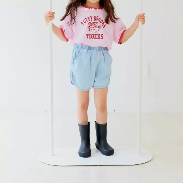 Weekly - Korean Children Fashion - #kidsshorts - Tiger Tee - 5