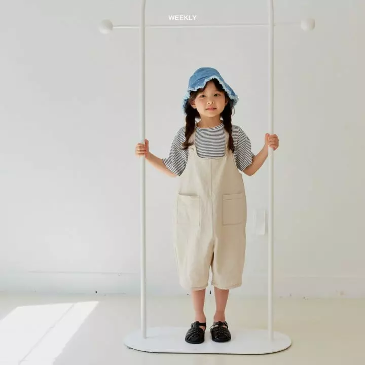 Weekly - Korean Children Fashion - #kidsshorts - Ban Ban Linen Overalss