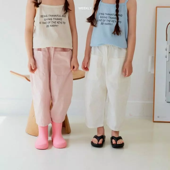 Weekly - Korean Children Fashion - #kidsshorts - Mook Linen Pants - 11