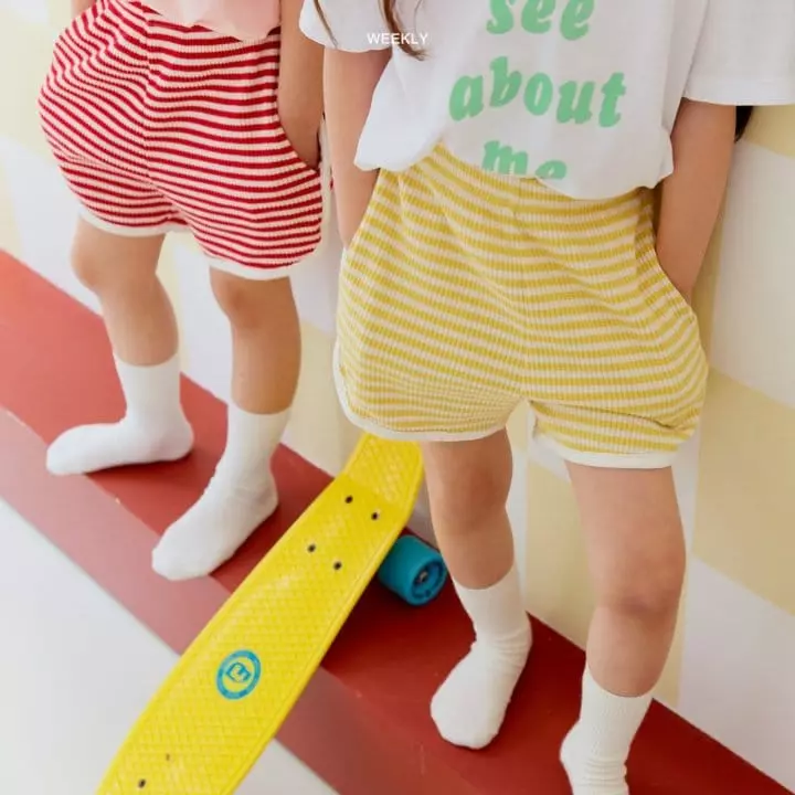 Weekly - Korean Children Fashion - #kidsstore - Candy Waffle Shorts - 11