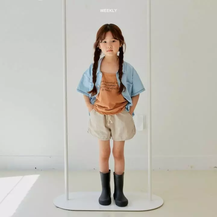 Weekly - Korean Children Fashion - #kidsstore - Moi Linen Shorts - 7