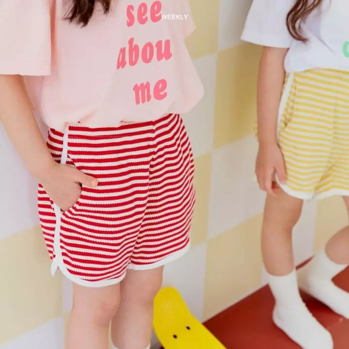 Weekly - Korean Children Fashion - #kidzfashiontrend - Candy Waffle Shorts - 12