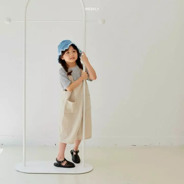 Weekly - Korean Children Fashion - #magicofchildhood - Ban Ban Linen Overalss - 6