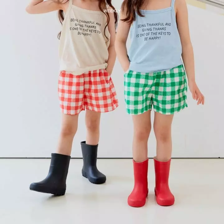Weekly - Korean Children Fashion - #magicofchildhood - Check Check Pants - 3