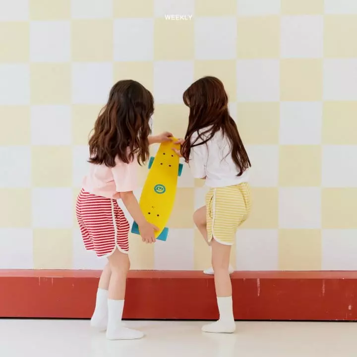 Weekly - Korean Children Fashion - #magicofchildhood - Candy Waffle Shorts