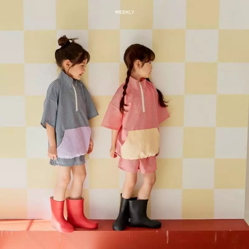 Weekly - Korean Children Fashion - #magicofchildhood - Well Chis Anorak Top Bottom Set - 10