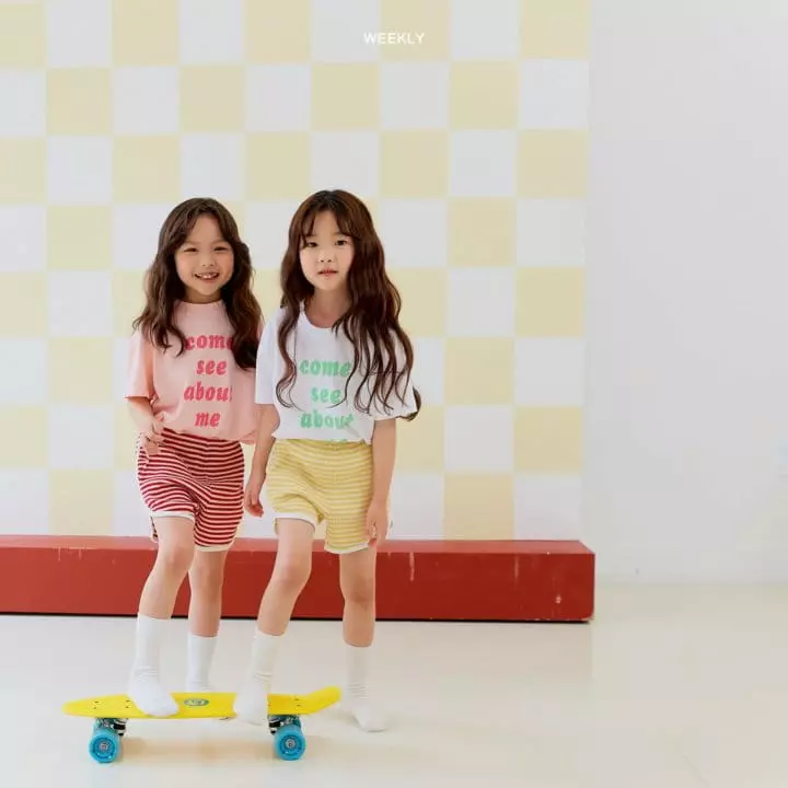 Weekly - Korean Children Fashion - #minifashionista - Candy Waffle Shorts - 2