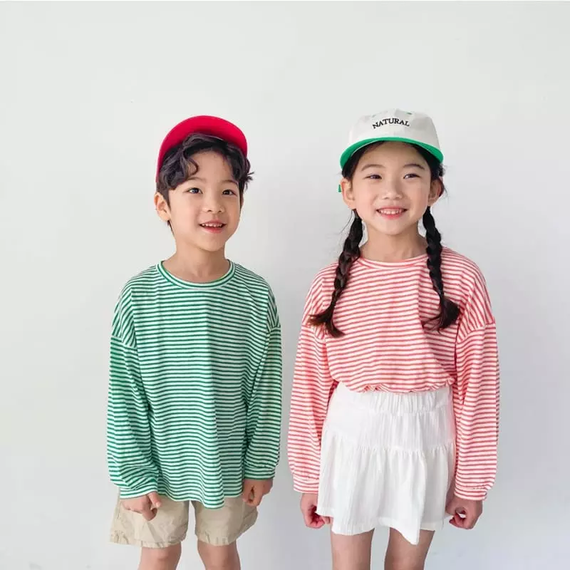 Witty Boy - Korean Children Fashion - #Kfashion4kids - Serry Stripes Tee