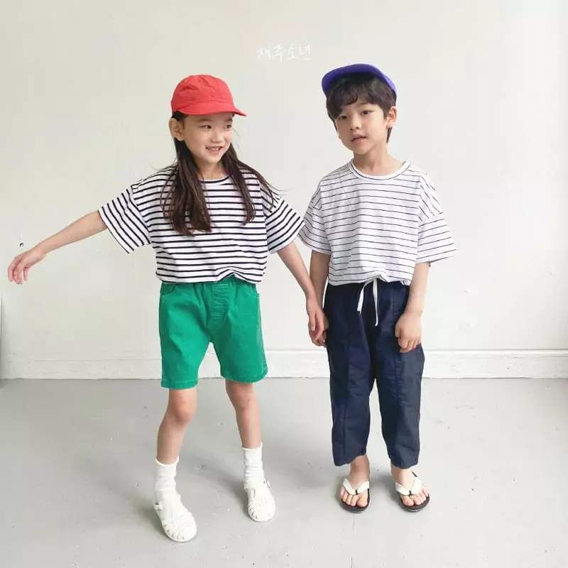 Witty Boy - Korean Children Fashion - #Kfashion4kids - Multi Stripes Tee - 2