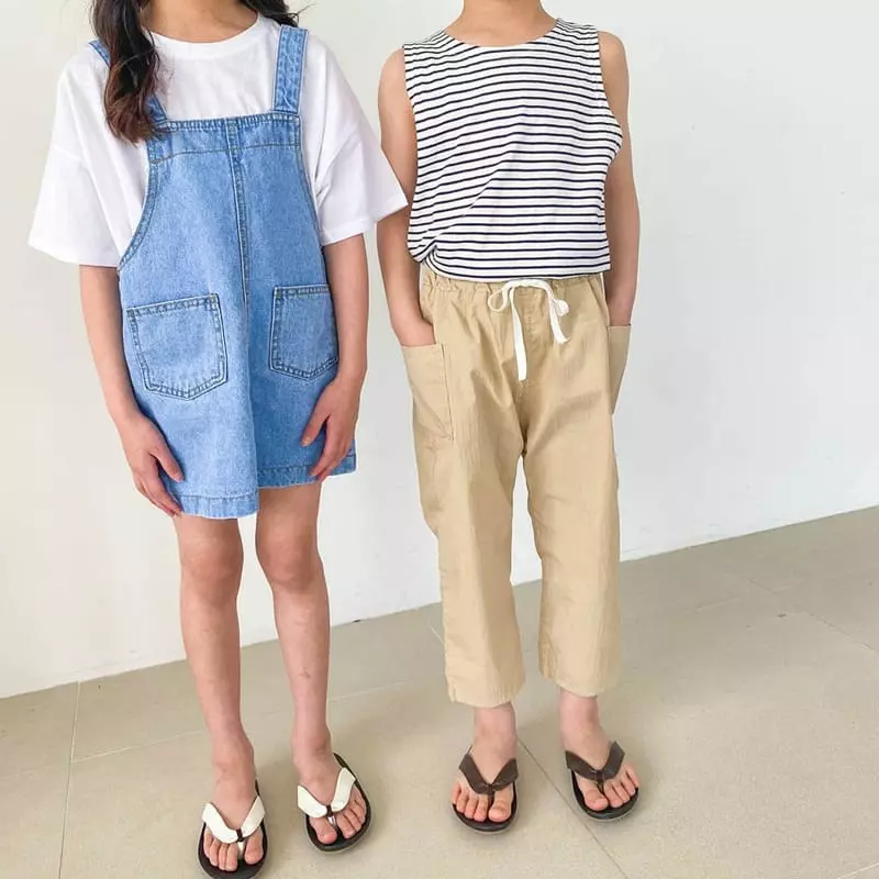 Witty Boy - Korean Children Fashion - #Kfashion4kids - Denim Key Tee - 5