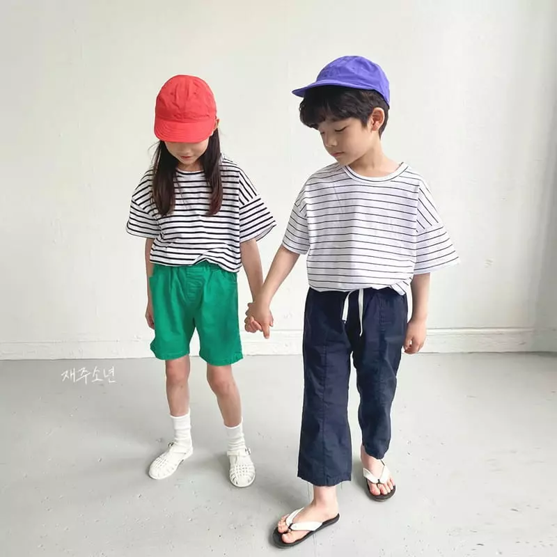 Witty Boy - Korean Children Fashion - #childofig - Multi Stripes Tee - 10