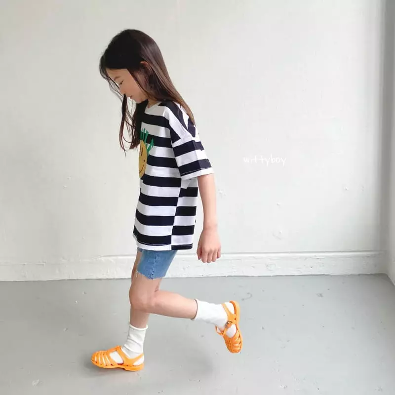 Witty Boy - Korean Children Fashion - #childofig - Smile Tee - 5