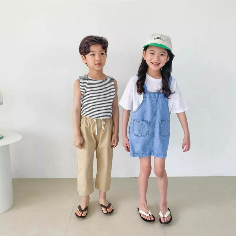 Witty Boy - Korean Children Fashion - #childrensboutique - Momo Overalls