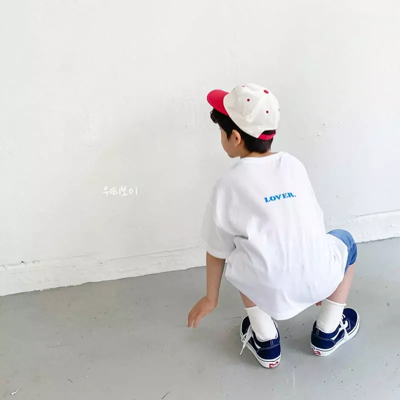 Witty Boy - Korean Children Fashion - #designkidswear - Lover Tee - 2