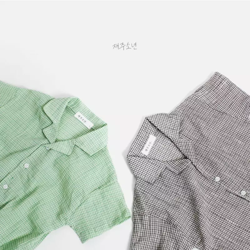 Witty Boy - Korean Children Fashion - #discoveringself - Lilly Check Shirt
