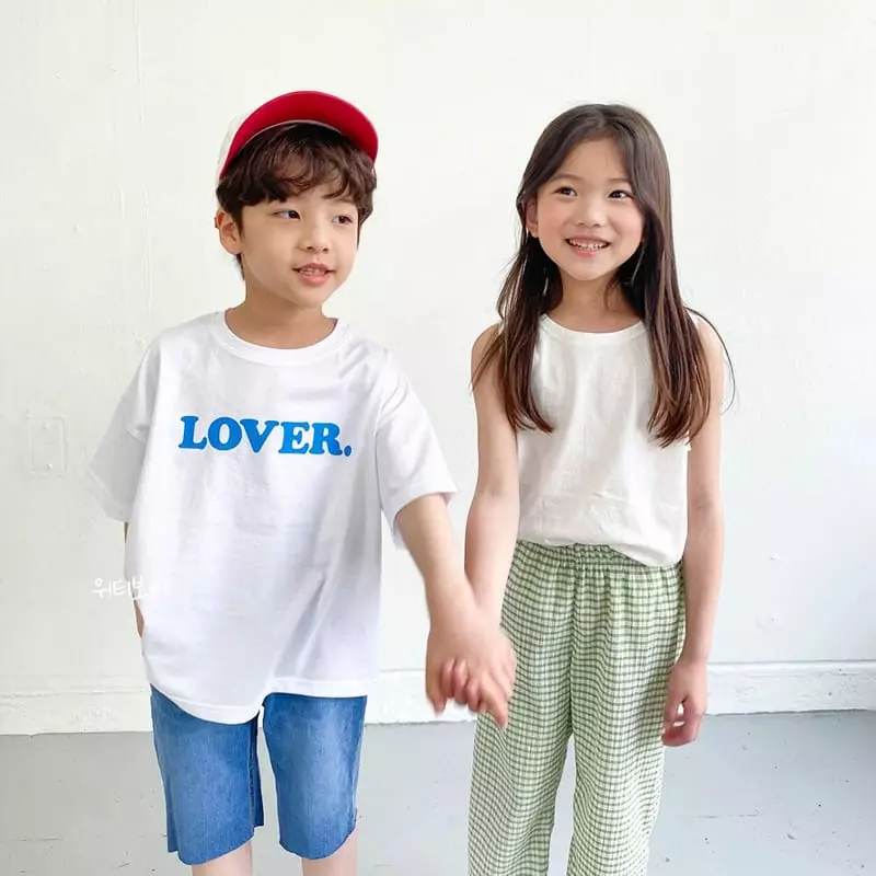Witty Boy - Korean Children Fashion - #discoveringself - Lover Tee - 3