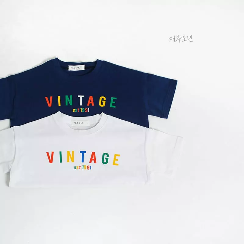 Witty Boy - Korean Children Fashion - #discoveringself - Vintage Tee - 10