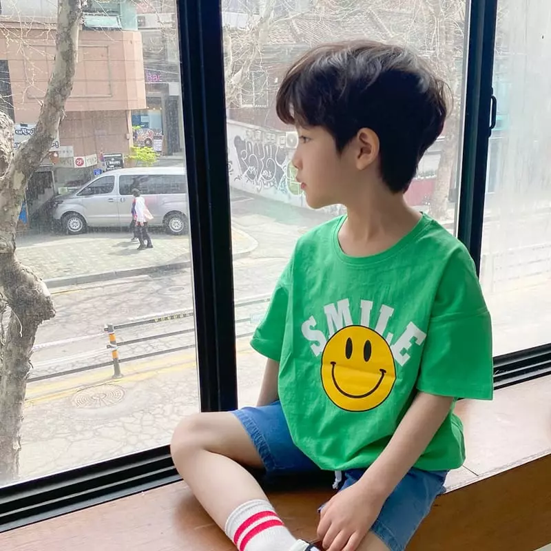 Witty Boy - Korean Children Fashion - #discoveringself - Smile Tee - 8