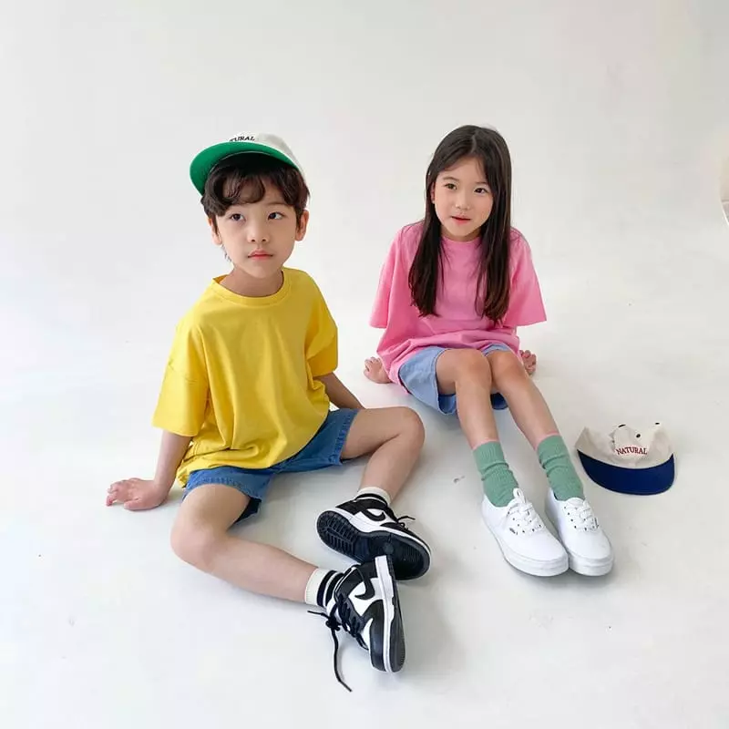 Witty Boy - Korean Children Fashion - #fashionkids - Denim Key Tee