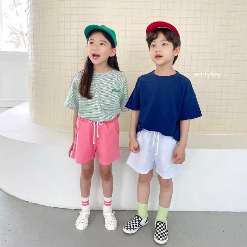 Witty Boy - Korean Children Fashion - #kidsshorts - Great Tee - 10