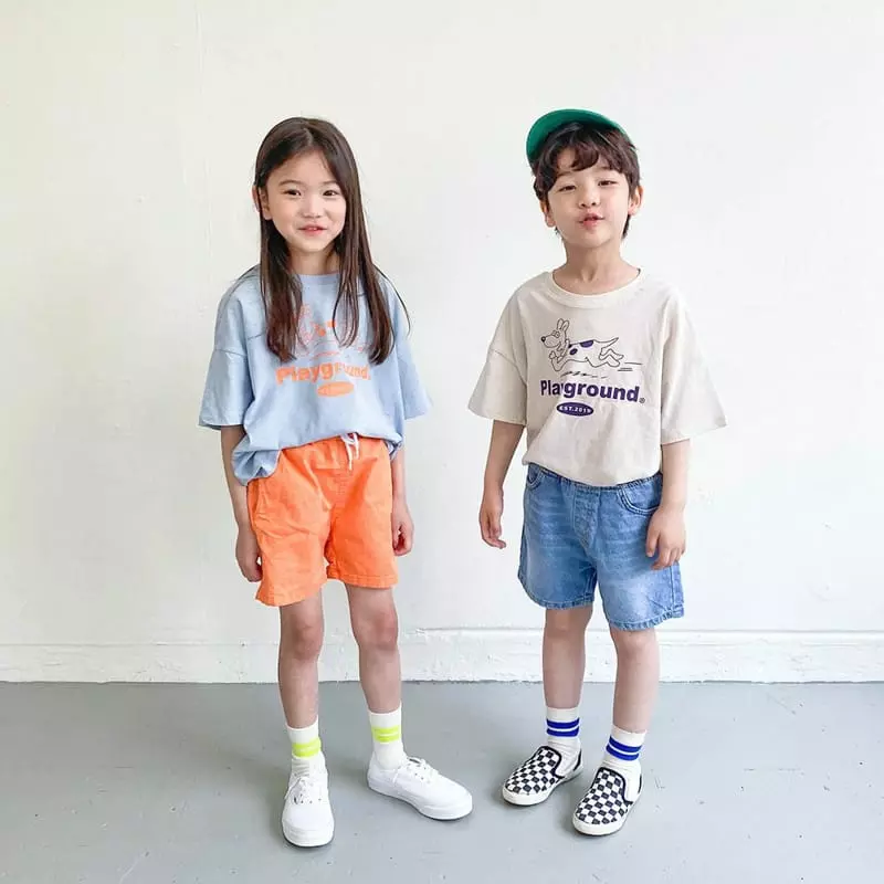 Witty Boy - Korean Children Fashion - #kidsshorts - Dogi Tee - 6