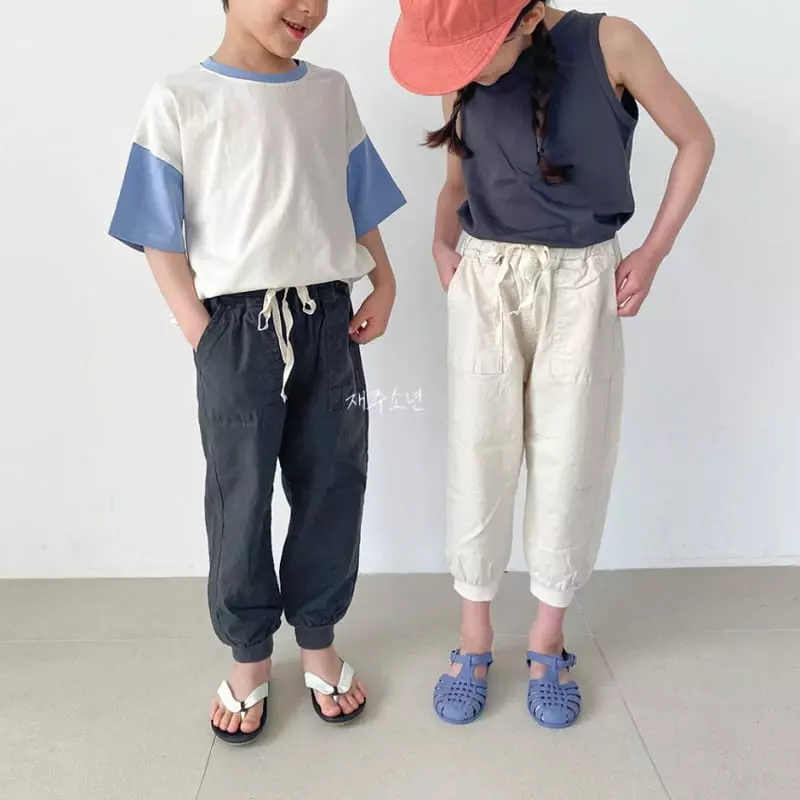 Witty Boy - Korean Children Fashion - #kidsstore - Soft Linen Pants