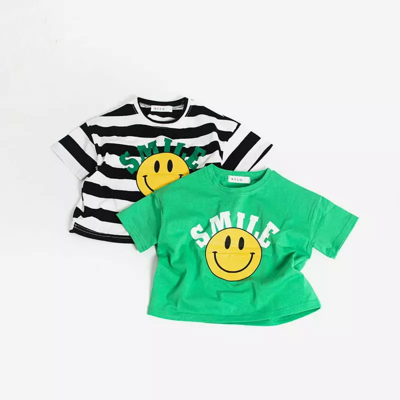 Witty Boy - Korean Children Fashion - #kidsstore - Smile Tee - 11