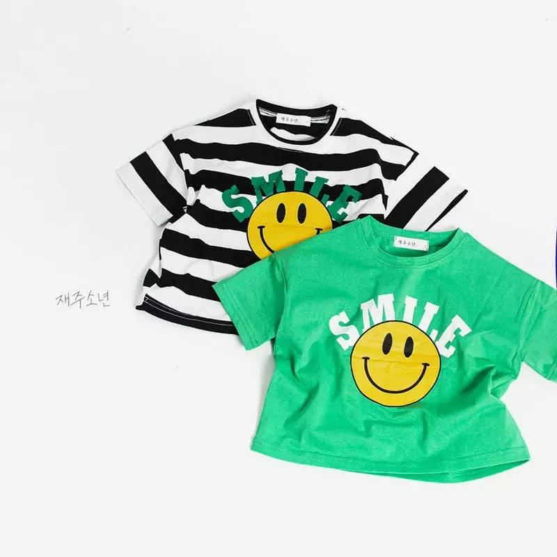 Witty Boy - Korean Children Fashion - #kidzfashiontrend - Smile Tee - 12