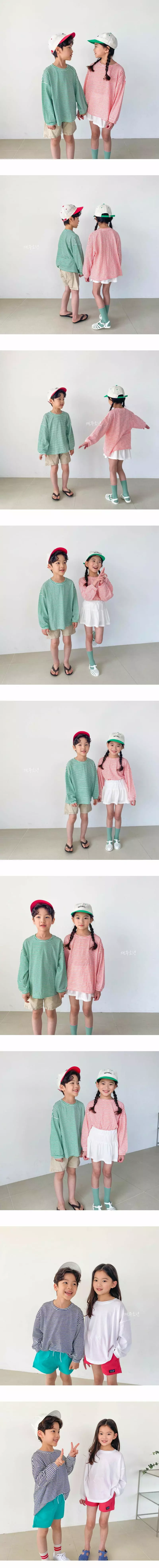 Witty Boy - Korean Children Fashion - #littlefashionista - Serry Stripes Tee - 2