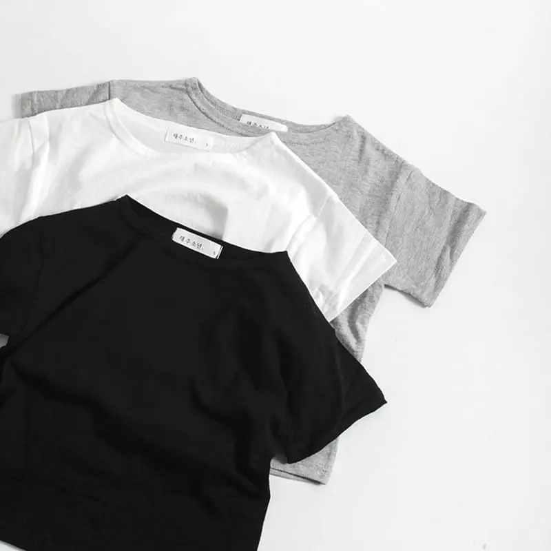 Witty Boy - Korean Children Fashion - #littlefashionista - Inner Short Sleeves Tee