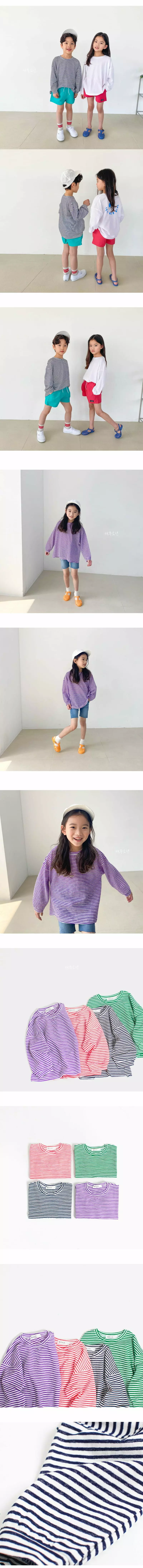 Witty Boy - Korean Children Fashion - #magicofchildhood - Serry Stripes Tee - 3
