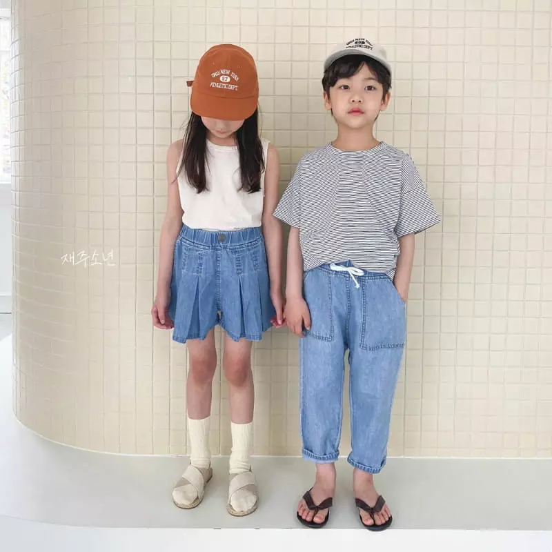 Witty Boy - Korean Children Fashion - #minifashionista - Multi Stripes Tee - 5