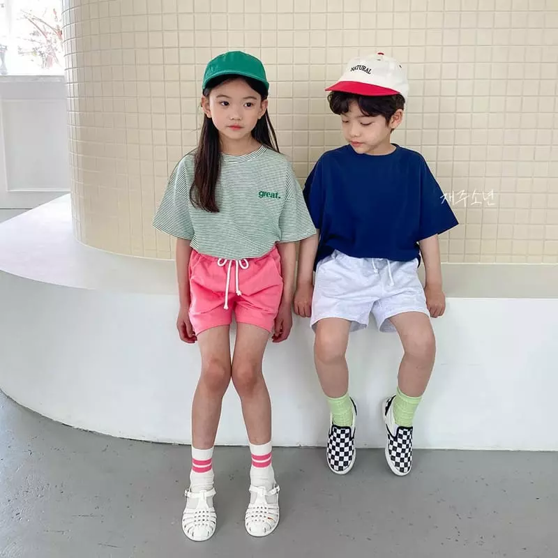 Witty Boy - Korean Children Fashion - #prettylittlegirls - Denim Key Tee - 9