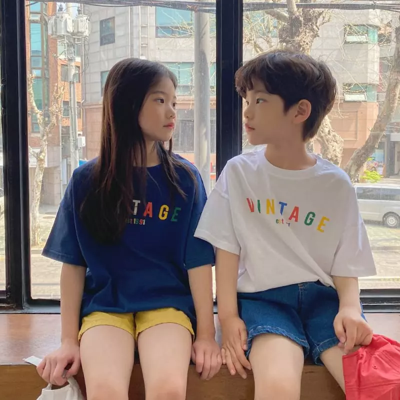 Witty Boy - Korean Children Fashion - #stylishchildhood - Vintage Tee - 6