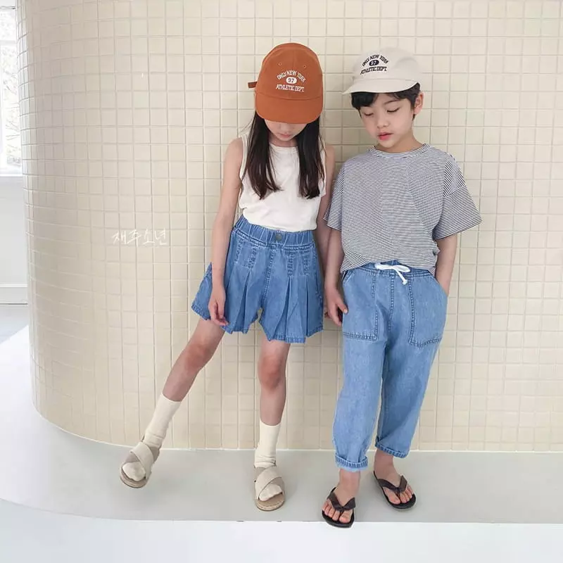 Witty Boy - Korean Children Fashion - #todddlerfashion - Multi Stripes Tee - 7