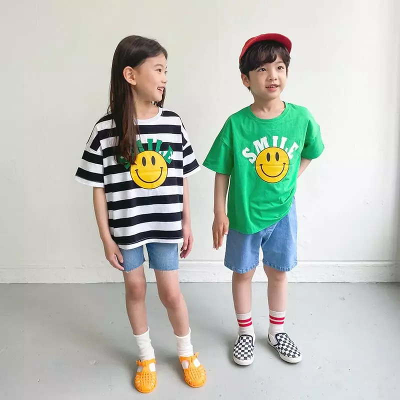 Witty Boy - Korean Children Fashion - #toddlerclothing - Smile Tee - 3