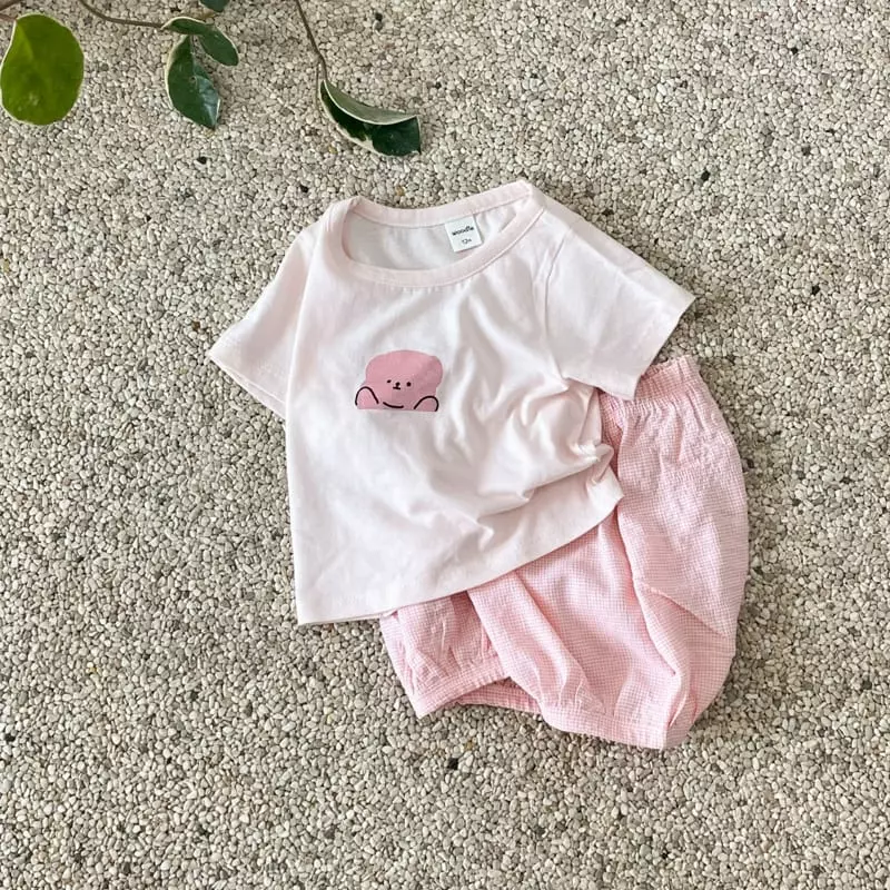 Woodie - Korean Baby Fashion - #babyfashion - Bebe Puppy Top Bottom Set