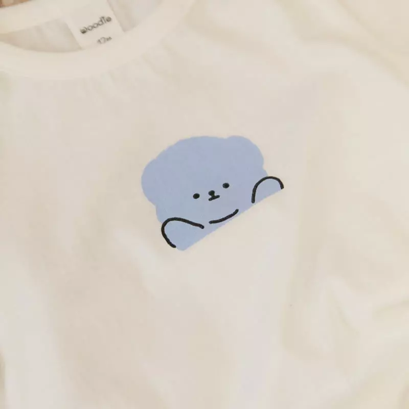Woodie - Korean Baby Fashion - #babygirlfashion - Bebe Puppy Top Bottom Set - 4