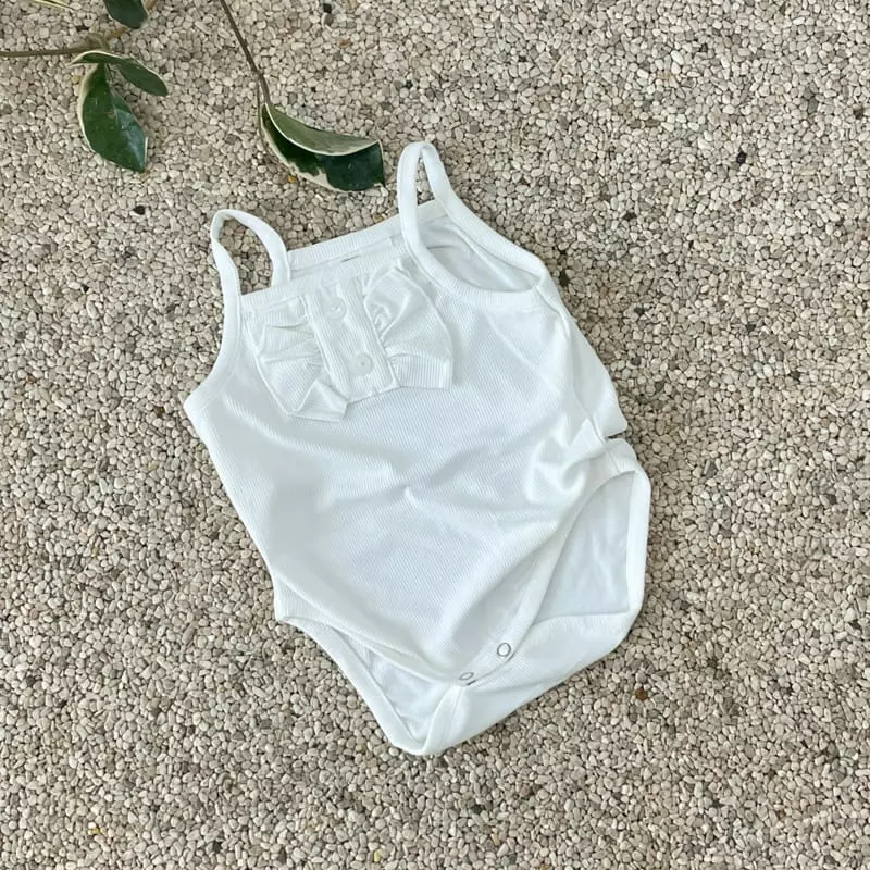 Woodie - Korean Baby Fashion - #babyoninstagram - Bebe Frill Bodysuit - 4