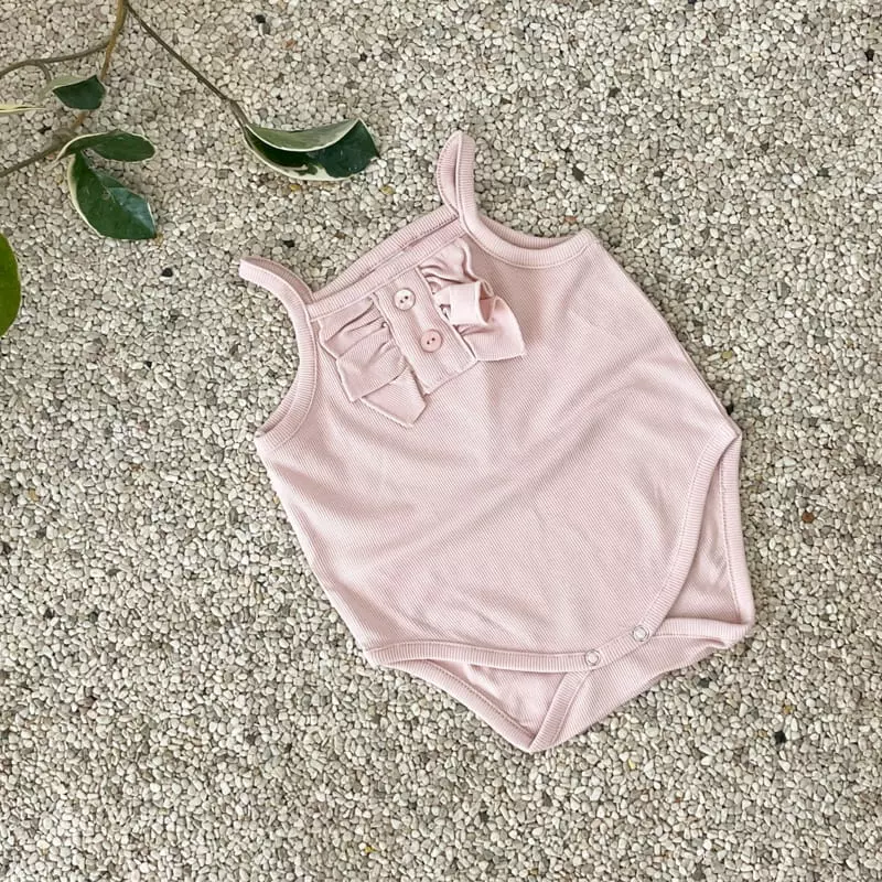 Woodie - Korean Baby Fashion - #babyoutfit - Bebe Frill Bodysuit - 5