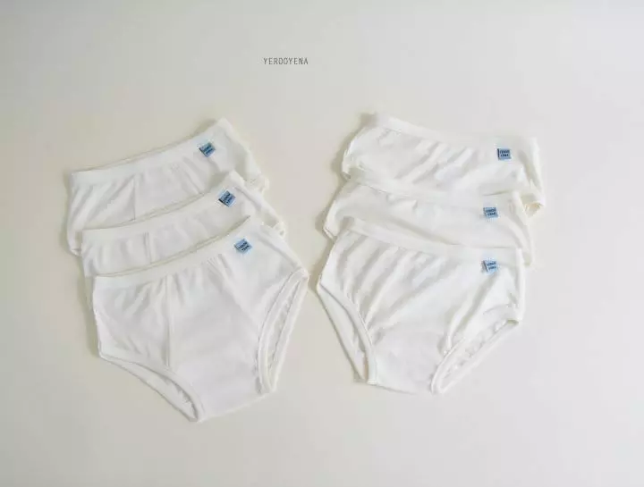 Yerooyena - Korean Children Fashion - #Kfashion4kids - White Soft Underwear - 2