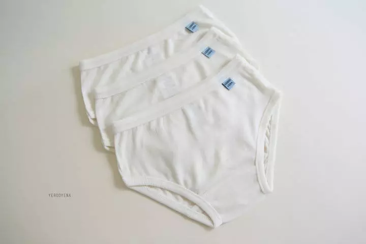 Yerooyena - Korean Children Fashion - #childofig - White Soft Underwear - 8