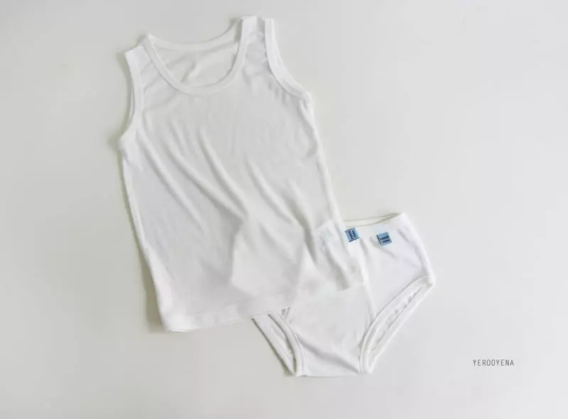 Yerooyena - Korean Children Fashion - #kidsshorts - White Innerwear - 9