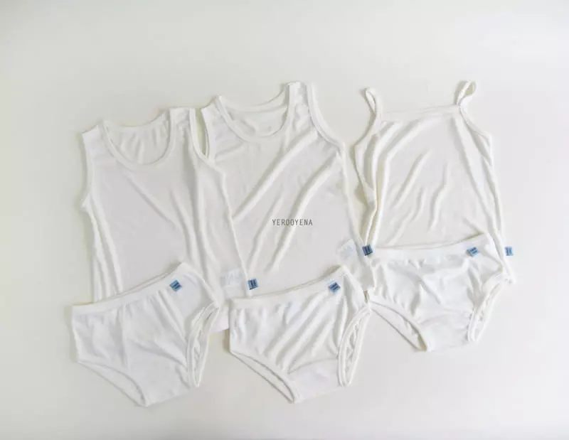 Yerooyena - Korean Children Fashion - #kidsstore - White Innerwear - 10