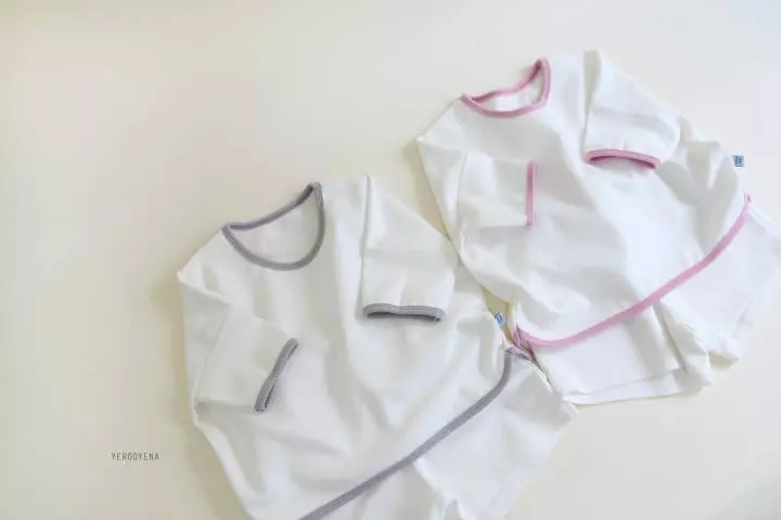 Yerooyena - Korean Children Fashion - #littlefashionista - Loose Color Summer Top Top Bottom Set - 2