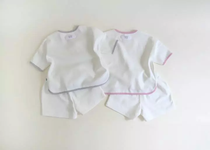 Yerooyena - Korean Children Fashion - #magicofchildhood - Loose Color Summer Top Top Bottom Set - 3