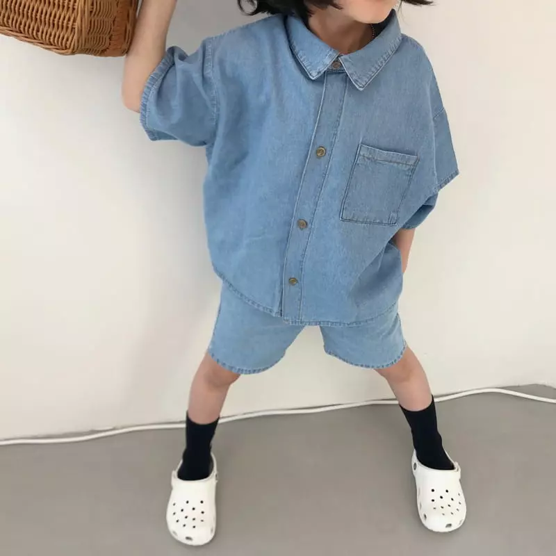 Zukini - Korean Children Fashion - #childofig - Work Jeans - 6